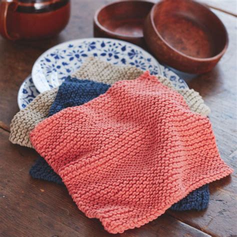 Free Printable Sugar And Cream Knit Dishcloth Pattern